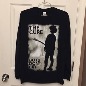 Boys Don’t Cry- band long sleeve shirt size medium